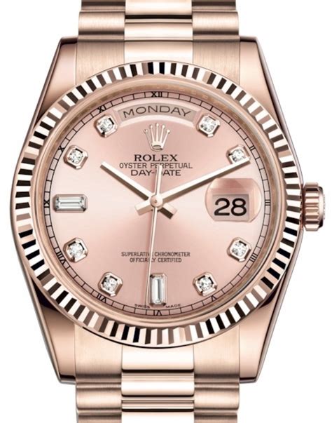 rolex day date 36 rose gold|rolex day date 36 cost.